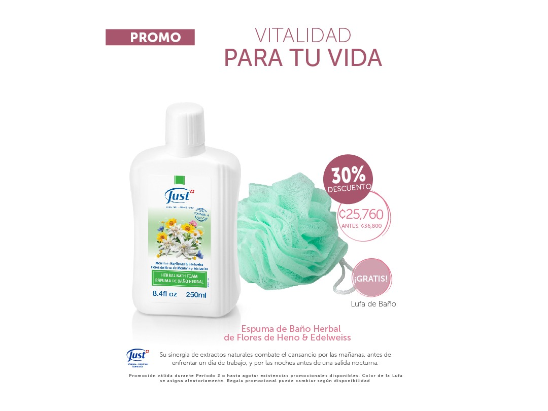 Espuma de Baño de Flores de Heno de Montaña y Edelweiss 250ml